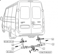 Фаркоп 2637-F Oris на Iveco Daily 2014- без выреза в бампере. Тип шара: F. Нагрузки: 2500/120 кг, масса фаркопа 30,5 кг (без электрики в комплекте) от магазина ФаркопРос
